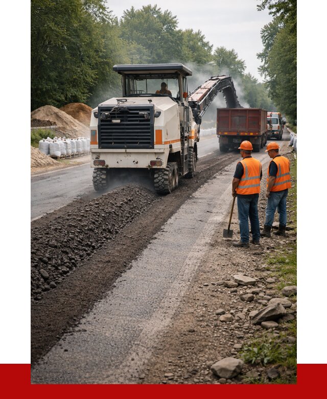 Фрезерованный асфальт в Мичуринске от 2278 р./куб. | ПРОНЕРУДМчр