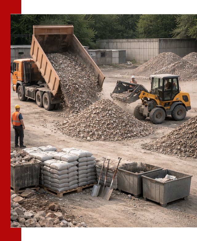 Вторичные материалы для отсыпки в Мичуринске — поставка и доставка