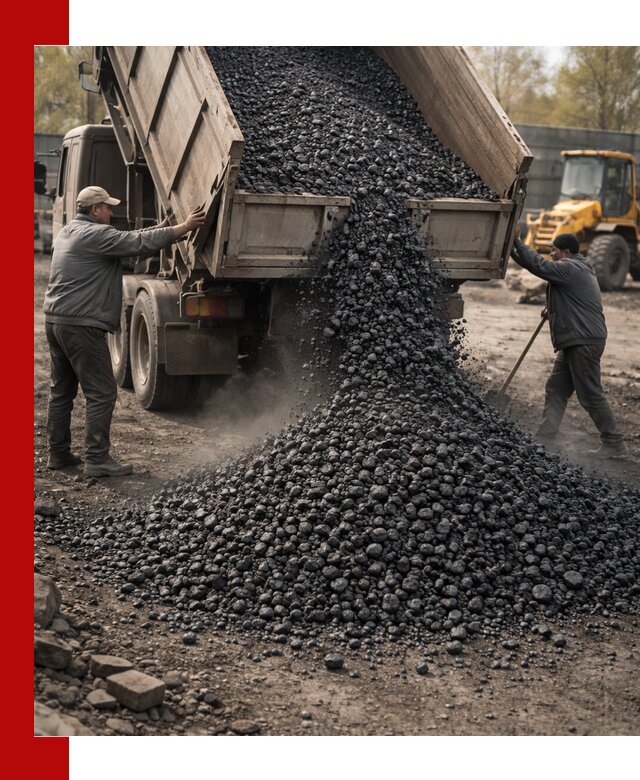 Доставка угля семечка самосвалами в Мичуринске