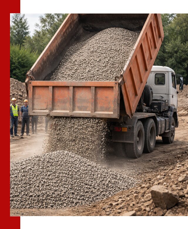 Доставка сыпучих материалов самосвалом в Мичуринске быстро и надежно