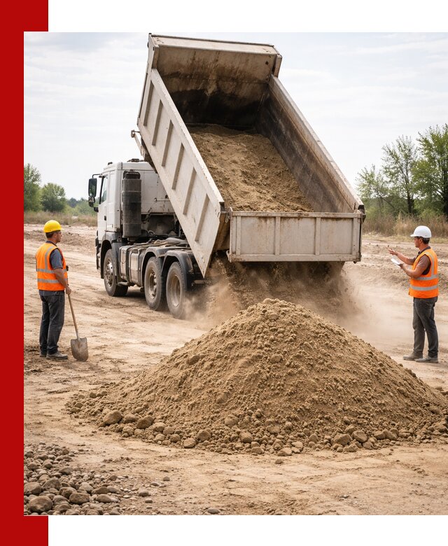 Доставка самосвалом 15 кубов в Мичуринске за город и по городу