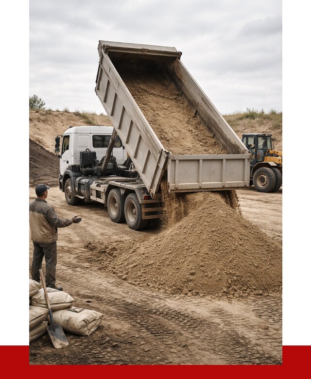 Доставка самосвалом 20 кубов в Мичуринске от 7766 р. | ПРОНЕРУДМчр