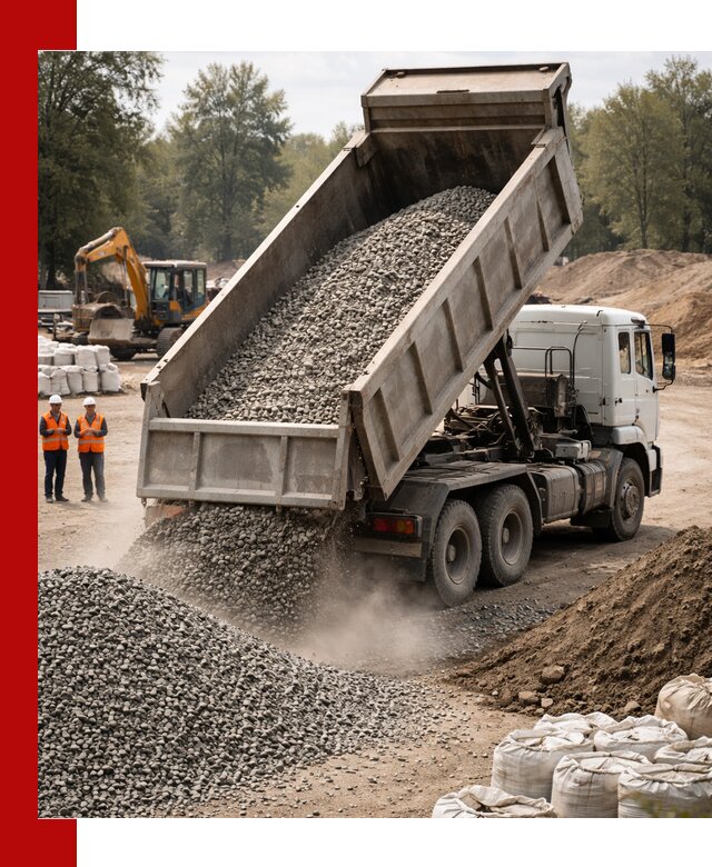 Аренда самосвала в Мичуринске для доставки сыпучих и нерудных материалов