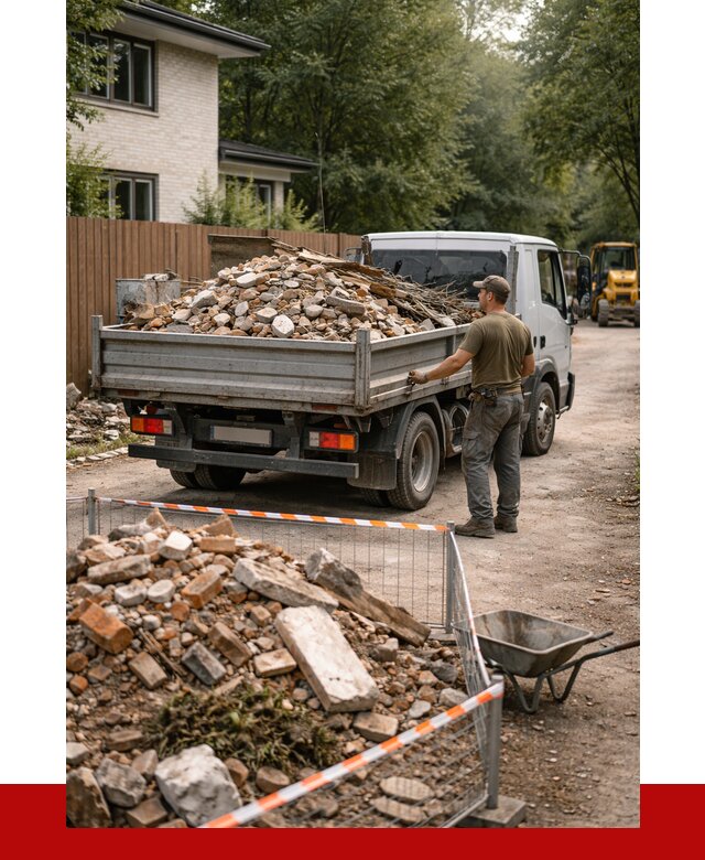 Вывоз строительного мусора с погрузкой в Мичуринске от 7766 р | ПРОНЕРУДМчр