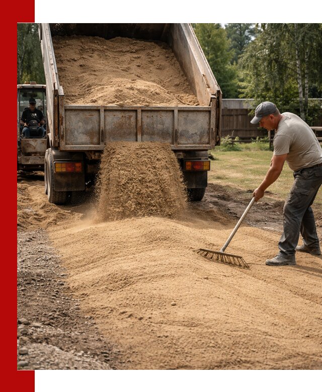 Отсыпка участка песком в Мичуринске быстро и качественно