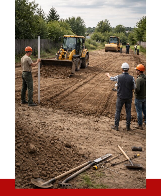 Планировка участка грунтом в Мичуринске от 4659 р ПРОНЕРУДМчр