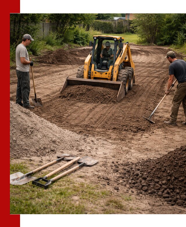 Планировка участка грунтом с вывозом и доставкой в Мичуринске