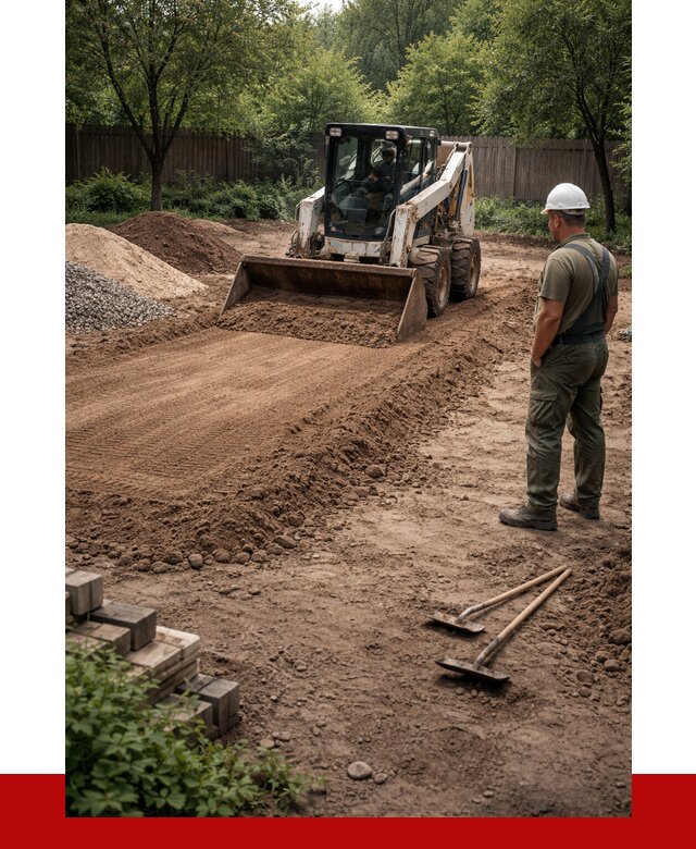 Выравнивание участка под ключ в Мичуринске от 3624 р. | ПРОНЕРУДМчр