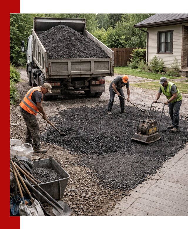 Асфальтовая крошка для двора с доставкой в Мичуринске